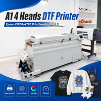 Imprimante DTF industrielle 4 têtes 60 cm I3200 2026 avec secoueur de poudre pour impression personnalisée de t-shirts