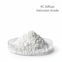 Granulés de PC de qualité optique à diffusion de lumière transparente, composé de polycarbonate vierge pour ampoule LED