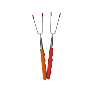 Stainless Steel <b>BBQ</b> Forks Extendable Multipurpose Cooking Tool For Grilling And Roasting - Product Image 1
