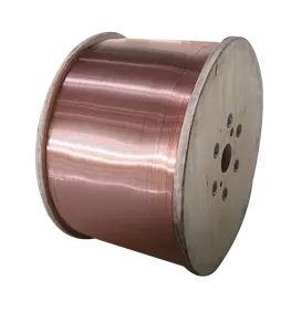 Precio de proveedor de fábrica Varilla de alambre de cobre de 8mm Conductor de varilla de Aluminio revestido de cobre