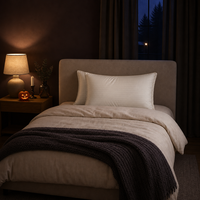 Oreillers de luxe pour la maison, housse en coton ultra-douce, oreiller respirant, oreiller d'hôtel extra moelleux en duvet d'oie