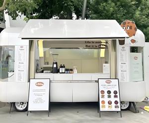 Food Truck Giallo Personalizzato con Macchina da <span class=keywords><strong>Caffè</strong></span> Espresso Commerciale per <span class=keywords><strong>Caffè</strong></span> Fresco nel Piazza Storica - Product Image 2