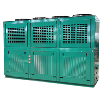 Unité de condensation à piston unique de type V, refroidie par air, basse température (-10°C~-35°C) pour congélateur rapide, chambre froide, stockage de viande et de fruits de mer