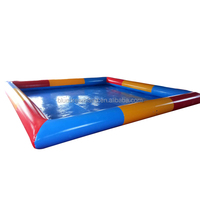 New Type Rechteckiges oberirdisches aufblasbares PVC-Wassers chwimmbad für Kinder und Erwachsene
