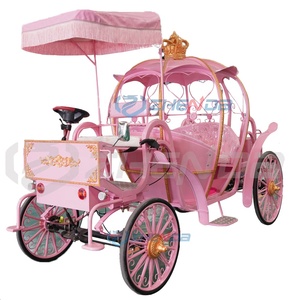 Nuevos Productos: Carroza de Boda de 6 Plazas, Carroza de Princesa Calabaza, Carroza de Caballos, Carroza de Cenicienta, Carroza de Dulces, Transporte Especial - Product Image 5