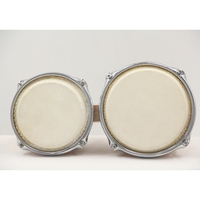 Professional Birch Wood Bongo Set Ergonomic Design Options Handcrafted Wooden Shells Tunable Sheepskin for Percussion XINSEN