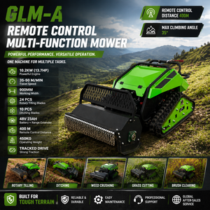 Tondeuse à gazon robotisée RC à chenilles en caoutchouc, démarrage facile, moteur à essence, livraison gratuite, idéale pour les pentes - Product Image 2