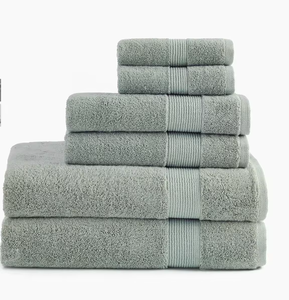 Biểu Tượng Tùy Chỉnh Sang Trọng Mặt Trắng Khách Sạn Khăn Set Chất Lượng Khách Sạn Khăn Tắm 100% Bông Khách Sạn Khăn - Product Image 2