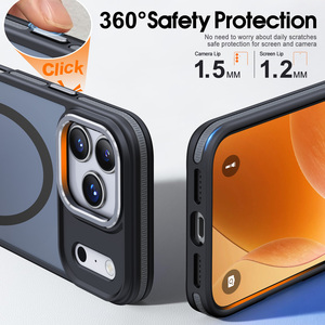 Ốp điện thoại di động cao cấp chống vân tay, bảo vệ toàn diện 360 độ, chất liệu TPU+PC từ nhà cung cấp bán buôn dành cho 17 Pro Max - Product Image 4