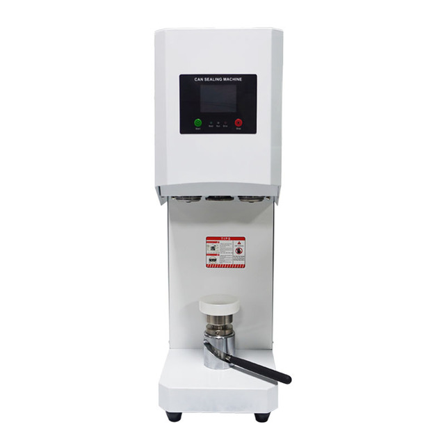 Good Quality Full Automatic Rotary Commercial Can Sealing Machine PET Bottle Tin Beverage Soda Can Seamer Machine Easy to Use