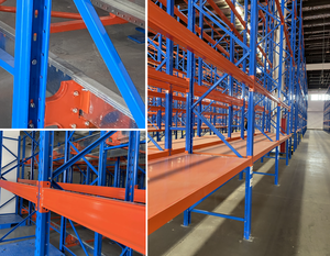 Sistema de estanterías para paletas de acero reforzado con acceso directo, de 5 niveles, para almacenes. - Product Image 5