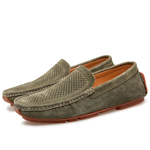 Grande taille 38-<span class=keywords><strong>47</strong></span> <span class=keywords><strong>chaussures</strong></span> de conduite pour adultes en cuir véritable <span class=keywords><strong>chaussures</strong></span> de <span class=keywords><strong>bateau</strong></span> en cuir de porc respirant pour hommes - Product Image 4