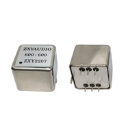 Transformateur d'isolation audio personnalisé ZXY2207, amplifié, abaisseur de tension 600:600 10K:600 10k:10K, transformateur en permalloy