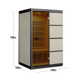 Sauna Infrarroja Interior Tradicional Clásica Personalizable para 2 Personas, Placa Calefactora para Perder Grasa, Sauna Infrarroja Interior - Product Image 4