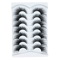 Prix d'usine Fournisseur en gros de cils Faux vison 3D en bande Cils synthétiques doux et vaporeux Cils en fibres de soie 3D