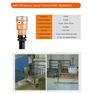 Capteur de niveau <span class=keywords><strong>à</strong></span> ultrasons HCCK RS485 Alarme 0-5V Capteur de niveau d'eau Transmetteur de niveau de liquide - Product Image 5