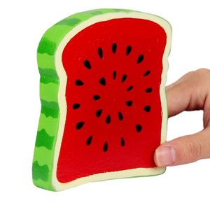 PU <b>Foam</b> Watermelon Toast Stress Toy Cartoon Design <b>Craft</b> Decoration - Product Image 4