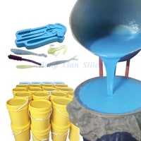 Leurre de Poisson Élastique Super Doux 0A Liquide Platine Silicone Caoutchouc Peau Artificielle Très Faible Viscosité Matériel de Pêche de Haute Qualité