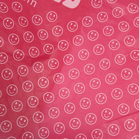 Papier de soie couleur de base rose personnalisé Papier de copie d'impression de logo pleine page