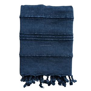 Serviette Peshtemal Stonewash-Gris-40x70 pouces 100x180cm-Lavé à la pierre, Serviette Ultrasoft, Faible Minimum de commande Turc Made - Product Image 6