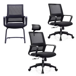 <span class=keywords><strong>Chaise</strong></span> <span class=keywords><strong>de</strong></span> <span class=keywords><strong>bureau</strong></span> <span class=keywords><strong>ergonomique</strong></span> au design moderne avec support lombaire, <span class=keywords><strong>chaise</strong></span> pivotante réglable en maille pour l'exportation mondiale, matériau en tissu - Product Image 4