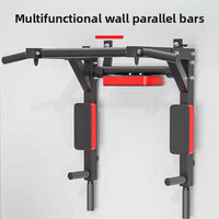 Barra de Ejercicios Multifuncional para Montar en la Pared, Barra Horizontal y Paralela, Soporte de Fitness para el Hogar, Equipo Deportivo para Interiores