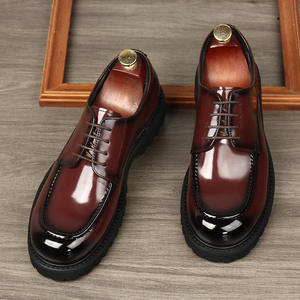 รองเท้าหนังทำมือระดับไฮเอนด์สำหรับผู้ชาย - เหมาะสำหรับงานธุรกิจ รองเท้าที่ดูสง่างามและเป็นทางการ รองเท้าเดรสและรองเท้าอ็อกซ์ฟอร์ด - Product Image 4