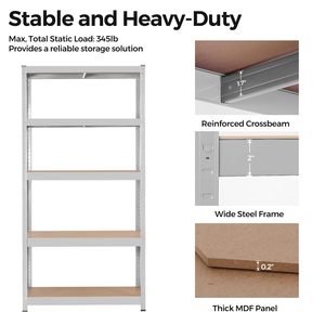 Toptan Ayarlanabilir Çelik Depo Rafları Dayanıklı Yer Tasarruflu <span class=keywords><strong>Metal</strong></span> Alet Rafları İşletmeler ve Garajlar İçin - Product Image 6