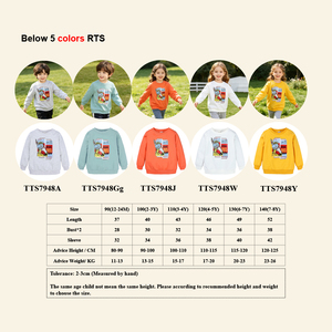 Felpa per bambini in cotone stampa cartoni animati top <span class=keywords><strong>felpe</strong></span> per bambini - Product Image 3