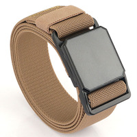 Ceintures tactiques élastiques à boucle magnétique de 3.8CM de large et à dégagement rapide pour hommes, nouvel arrivage