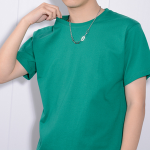 Sandian Bán Buôn Tùy Chỉnh Thương Hiệu Của Bạn Logo 100% Cotton Trống Người Đàn Ông T Áo Sơ Mi Đồng Bằng Người Đàn Ông Giản Dị Của T-Shirts - Product Image 2