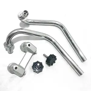 Motorcyclist Stainless steel separates the rod by putting + press block + screw For Honda DAX CT70 monkey Z50 Z50J