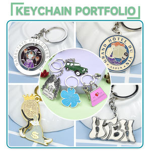 Llavero de Metal Esmaltado Redondo Personalizado con Logotipo, Precio de Fábrica, Llaveros de Aleación de Zinc con Corte Troquelado - Product Image 5