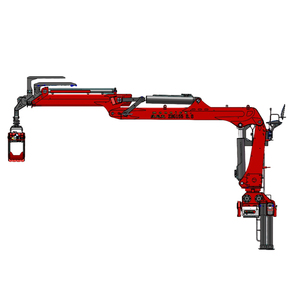 מנוף גרירה הידראולי כבד המותקן על משאית לעיבוד עץ, גרוטאות וחומרים, עם זרוע מתקפלת 8.5 מטר/9.5 מטר, 3 טון - Product Image 1