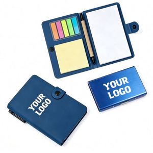 Wholesale Luxury Eco-Friendly Paper Custom Notepad with Pen Self-Adhesive Logo <b>Book</b> Promo Business Gift - Product Image 1