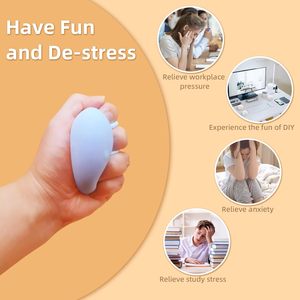 ASMR Handmade Coconut Oil Pearl <b>Squishy</b> Fidget Ball Stress Relief Fun Sensory Toy Gifts for Adults Kids Anxiety Relief - Product Image 3