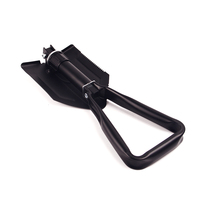 Pelle à neige pliable multifonction avec poignée en D 50 #   Acier 580 mm pour le déneigement et les activités en plein air dans le désert