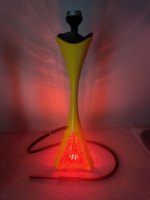 Ensemble de chicha en acrylique durable en forme de tour, élégante narguilé pour les fêtes