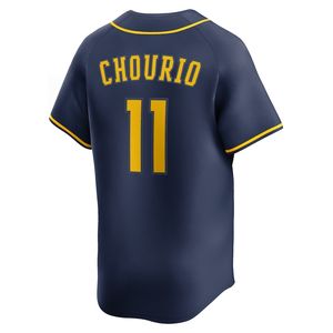 Maglia da Baseball dei Milwaukee Brewers all'Ingrosso con Ricamo # 22 Christian Yelich # 11 Chourio # Abbigliamento da softball 10 Sal Frelick - Product Image 3