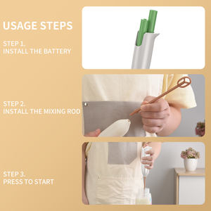 <span class=keywords><strong>Mousseur</strong></span> à lait domestique à piles, <span class=keywords><strong>mousseur</strong></span> à lait portable de haute qualité - Product Image 4