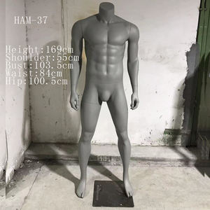 Qure fait à la main et de haute qualité!! poupées sexy pour mannequin de sport adulte corps complet en fibre de verre pour hommes support grande taille noir pas cher YY - Product Image 2