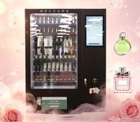 Distributeur automatique de parfums décoratif et tendance attirant les jeunes groupes de consommateurs