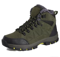 Bottes de neige d'hiver pour hommes, chaussures de sport extérieures antidérapantes, chaussures d'action, d'alpinisme, de randonnée.