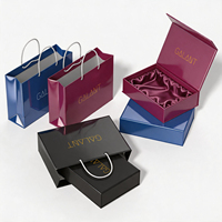 Nouvelle Boîte à Perruques Créative Personnalisée avec Poignée, Sac Cadeau en Papier Cartonné Blanc Texturé avec Marquage à Chaud, Emballage Cadeau, Sac à Main, Vente en Gros