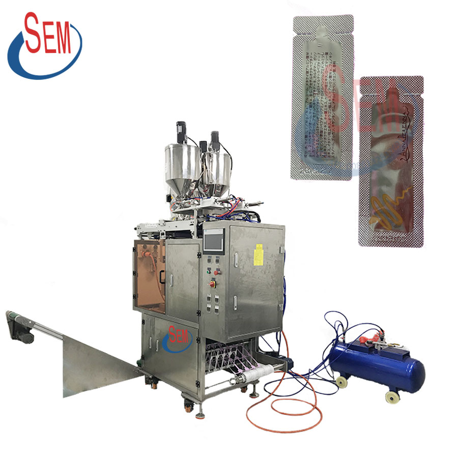 Упаковочная машина для косметических пакетов особой формы/упаковочная машина для пакетов с несимметричной формой масок для лица