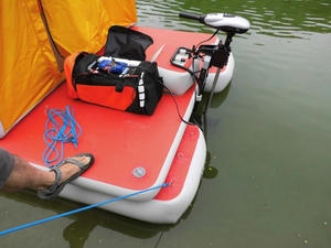 Isla Flotante Inflable para Acampar, Plataforma Flotante Inflable para Playa, Tienda de Campaña Flotante para Acampar en Familia - Product Image 3