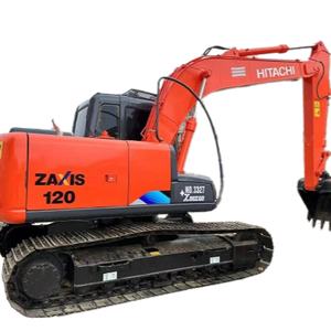 Excavatrice sur chenilles hydraulique d'occasion de haute qualité Hitachi ZX120 ZX120-5A d'origine japonaise en stock - Product Image 1