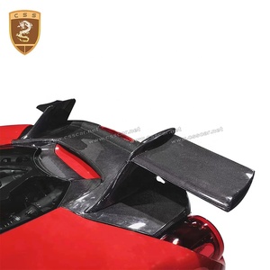 Alerón de aire trasero de fibra de carbono estilo MSY al mejor <span class=keywords><strong>precio</strong></span>, ala ancha para Ferrari <span class=keywords><strong>488</strong></span> <span class=keywords><strong>Spider</strong></span> - Product Image 1