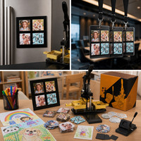 Machine de découpe manuelle en métal pour badges et cartes, format carré 50*50mm, durable, sur mesure, pour bricolage – Nouveauté très demandée