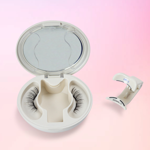 Customizable Handmade Reusable Soft <b>Magnetic</b> Full <b>Strip</b> Eyelash Kit Private Label Long Natural Water Resistant Lashes - Product Image 3